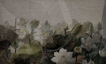 NYMPHAEE - Washable glass-fibre or vinyl wallpaper by N.O.W. Edizioni - view 3